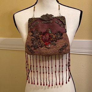 Wayne Kleski Victorian Vintage Beaded Sequin Purse; Never used; Sole owner.